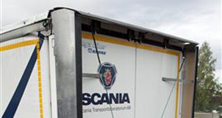 Detalle del alerón diseñado por Scania